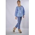 Embroidered blouse "Verkhovyna" azure